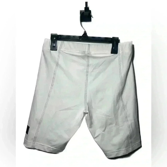 ADIDAS Womens Bike Leggings Shorts Sz Small white NWT MSRP $40 - Picture 3 of 4